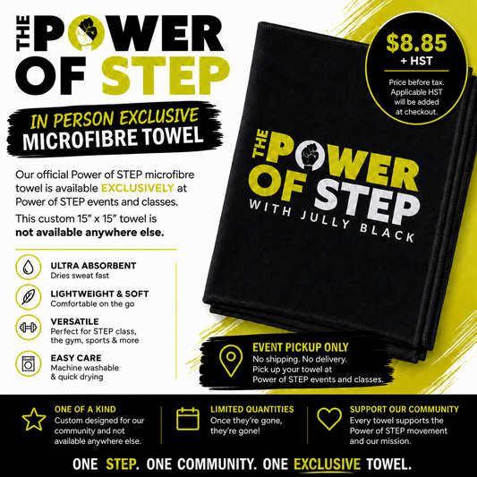 Power of STEP Event Exclusive Microfibre Towel