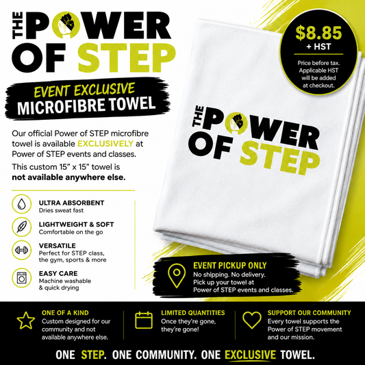 Power of STEP Event Exclusive Microfibre Towel
